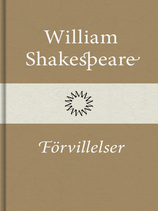 Titeldetaljer för Förvillelser av William Shakespeare - Tillgänglig